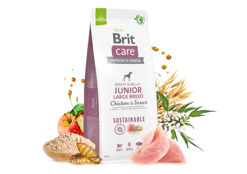 Brit Care Sustainable® Dog Junior Large Chicken & Insect